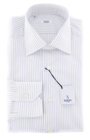 Barba Napoli Blue Shirt - Slim
