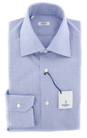 Barba Napoli Blue Shirt - Slim