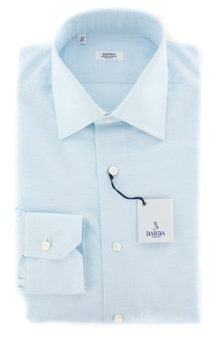 Barba Napoli Light Blue Shirt - Slim
