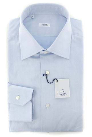Barba Napoli Light Blue Shirt - Slim