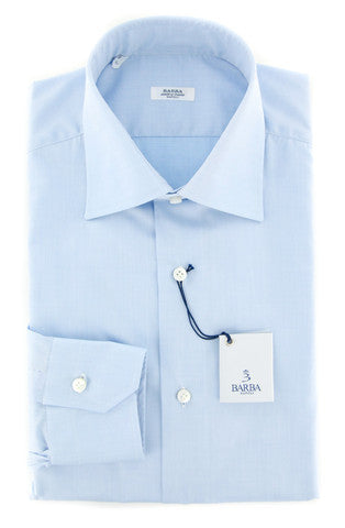 Barba Napoli Light Blue Shirt - Slim