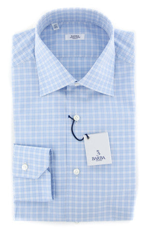 Barba Napoli Blue Shirt - Slim