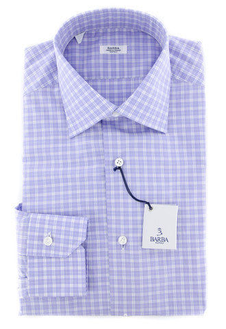 Barba Napoli Purple Shirt - Slim