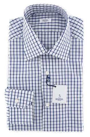 Barba Napoli Blue Shirt - Slim