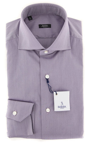 Barba Napoli Purple Shirt - Extra Slim