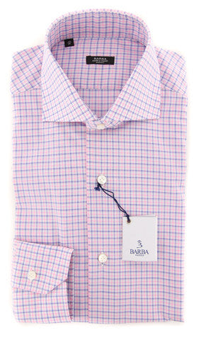 Barba Napoli Pink Shirt - Extra Slim