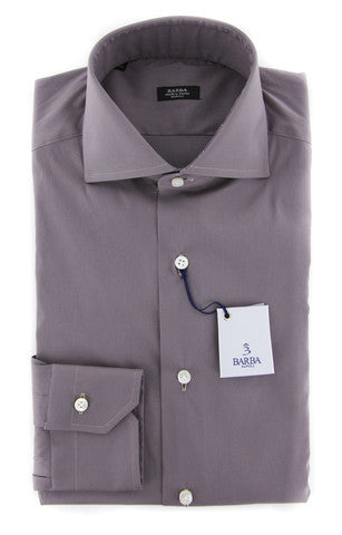Barba Napoli Brown Shirt - Extra Slim