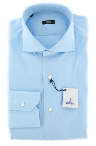 Barba Napoli Light Blue Shirt - Extra Slim