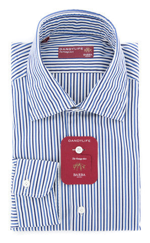 Barba Napoli Blue Shirt - Extra Slim