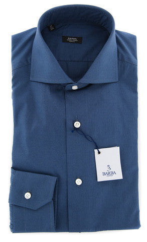 Barba Napoli Blue Shirt - Extra Slim