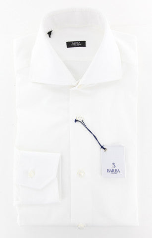 Barba Napoli White Shirt - Extra Slim