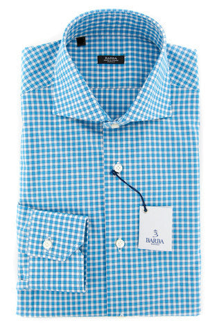 Barba Napoli Blue Shirt - Extra Slim