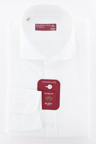 Barba Napoli White Shirt - Slim
