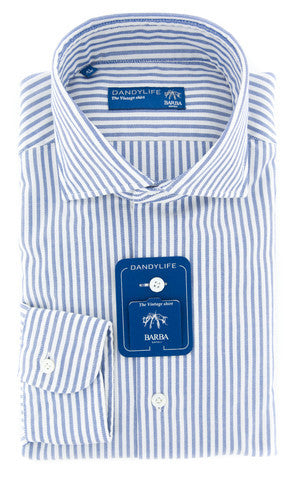 Barba Napoli Blue Shirt - Extra Slim