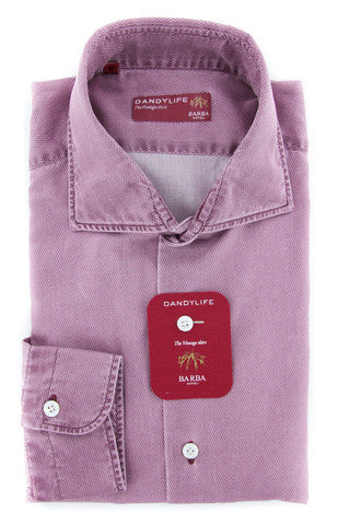 Barba Napoli Purple Shirt - Extra Slim