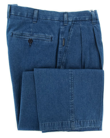 Canali Denim Blue Jeans - Slim