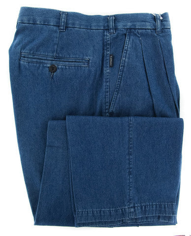Canali Denim Blue Jeans - Slim