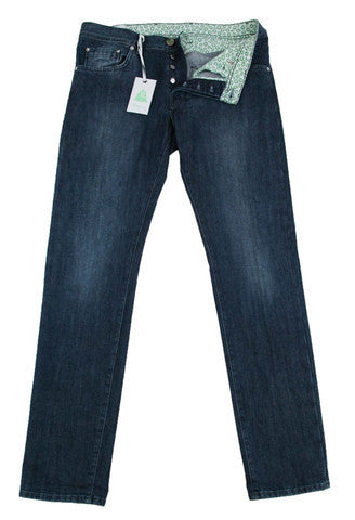 Finamore Napoli Denim Blue Jeans - Slim