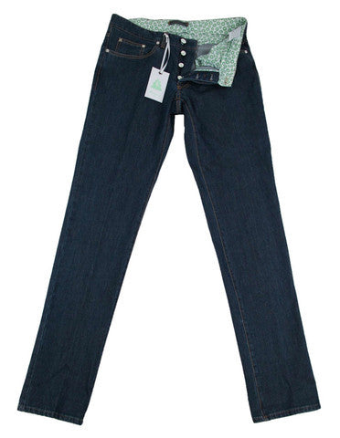 Finamore Napoli Denim Blue Jeans - Slim