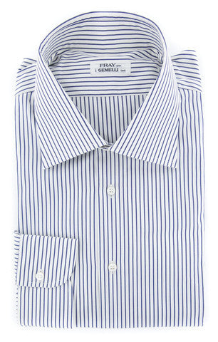 Fray Dark Blue Shirt - Slim