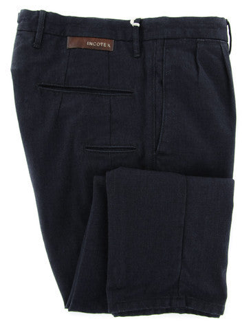Incotex Midnight Navy Blue Pants