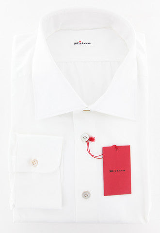 Kiton White Shirt - Slim