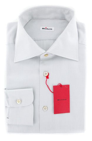 Kiton Light Gray Shirt - Slim