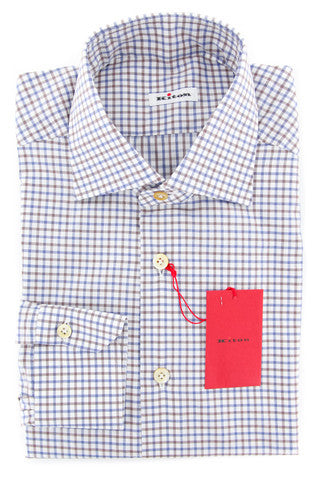 Kiton Brown Shirt - Slim