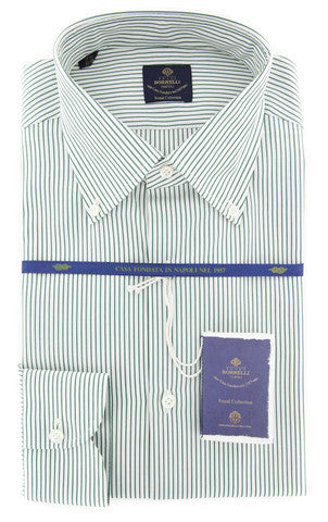Luigi Borrelli Green Shirt - Extra Slim