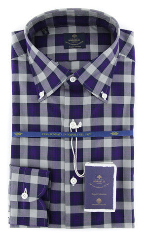 Luigi Borrelli Purple Shirt - Extra Slim