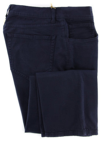 Loro Piana Navy Blue Pants